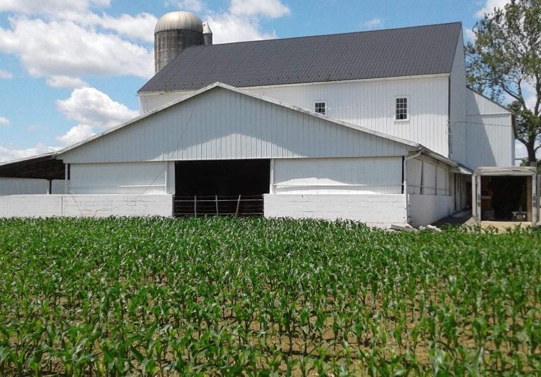 new large agricultural barn