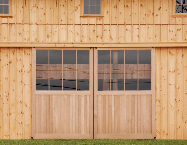 wooden horse barn doors